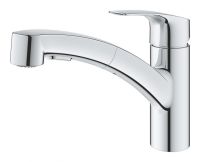 Змішувач для кухні Grohe Via хром 30406000 з висувною лійкою