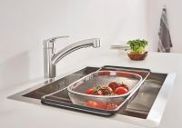 Змішувач для кухні Grohe Via хром 30406000 з висувною лійкою