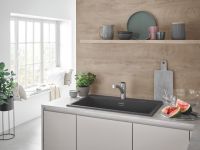 Змішувач для кухні Grohe Via суперсталь 30406DC0 з висувною лійкою