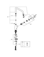 Змішувач для кухні Grohe Accent суперсталь 30423DC0