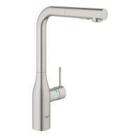 Змішувач для кухні Grohe Accent суперсталь 30432DC0 з висувною лійкою
