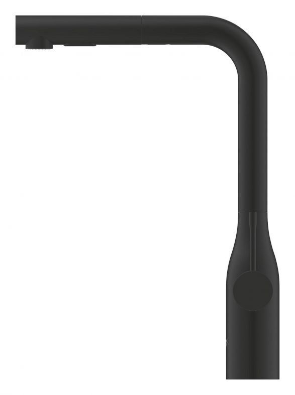 Змішувач для кухні Grohe Accent фантомний чорний 30432KF0 з висувною лійкою