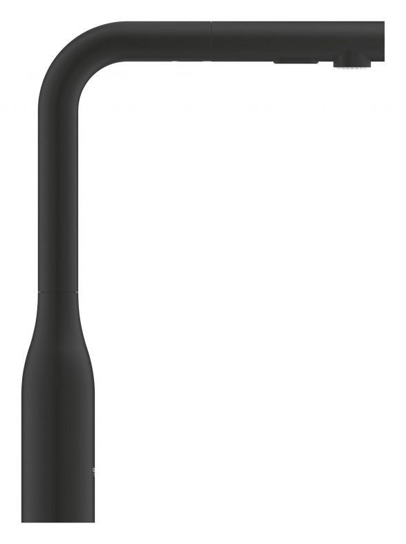 Змішувач для кухні Grohe Accent фантомний чорний 30432KF0 з висувною лійкою
