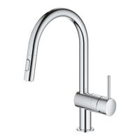 Змішувач для кухні Grohe Vento хром 30438000 з висувною лійкою