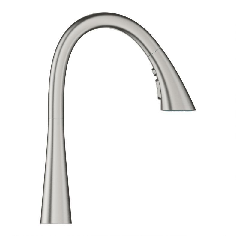 Змішувач для кухні Grohe Scala суперсталь 30440DC0 з висувною лійкою