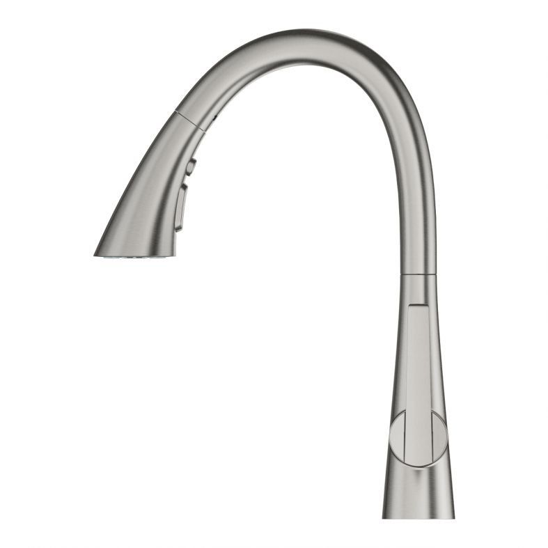 Змішувач для кухні Grohe Scala суперсталь 30440DC0 з висувною лійкою