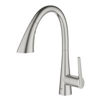 Змішувач для кухні Grohe Scala суперсталь 30440DC0 з висувною лійкою
