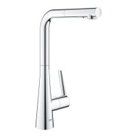 Змішувач для кухні Grohe Scala хром 30441000 з висувною лійкою