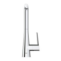 Змішувач для кухні Grohe Scala хром 30441000 з висувною лійкою