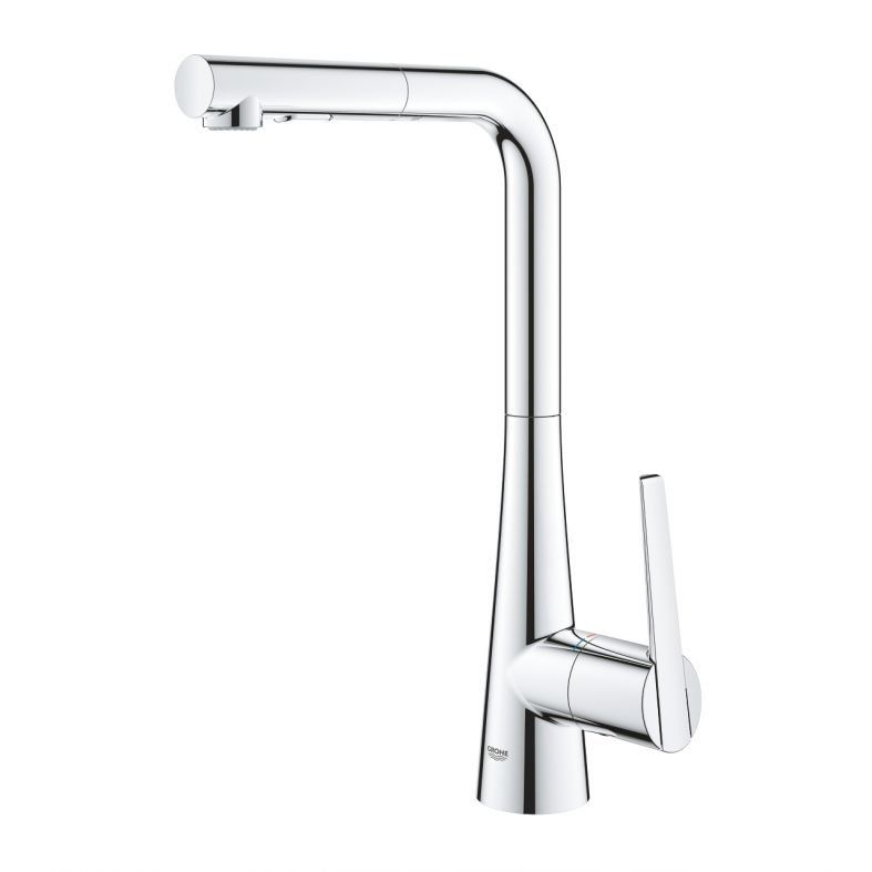 Змішувач для кухні Grohe Scala хром 30441000 з висувною лійкою