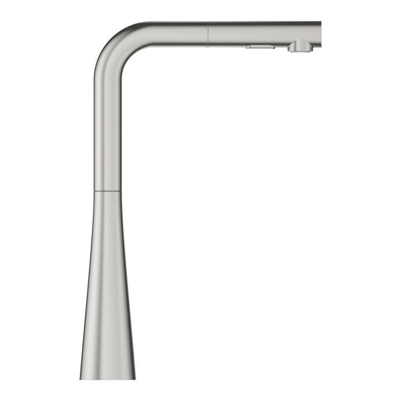 Змішувач для кухні Grohe Scala суперсталь 30441DC0 з висувною лійкою