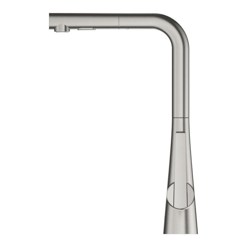 Змішувач для кухні Grohe Scala суперсталь 30441DC0 з висувною лійкою