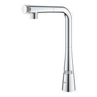 Змішувач для кухні Grohe Scala хром 30442000 з висувною лійкою