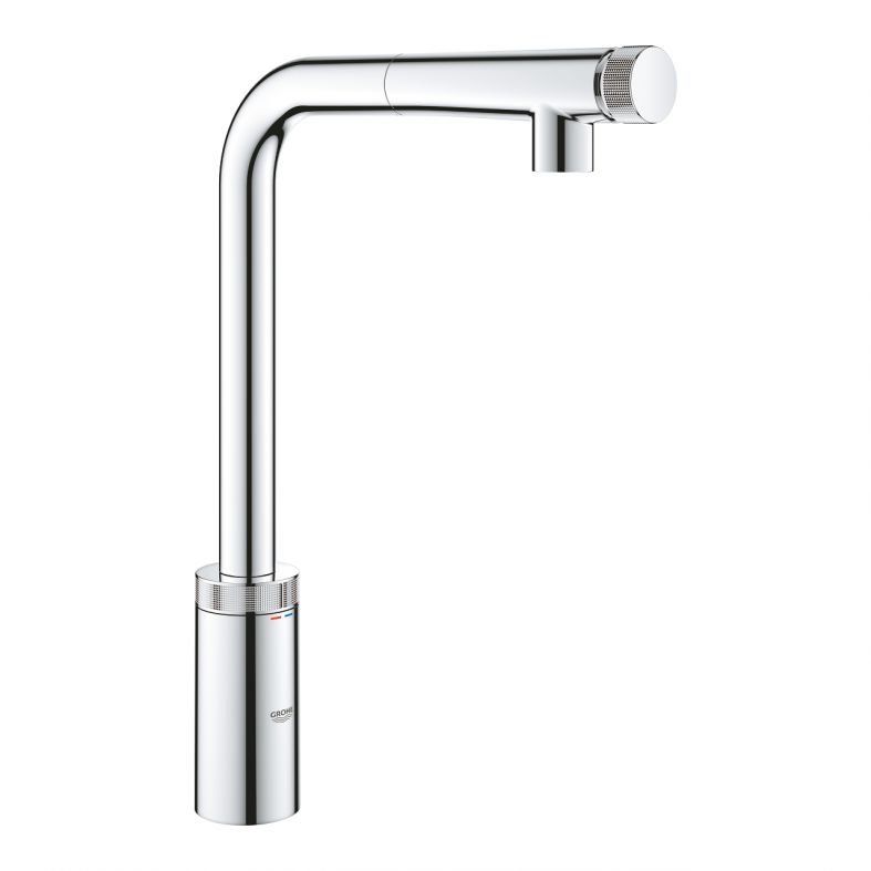 Змішувач для кухні Grohe Vento SmartControl хром 30443000 з висувною лійкою