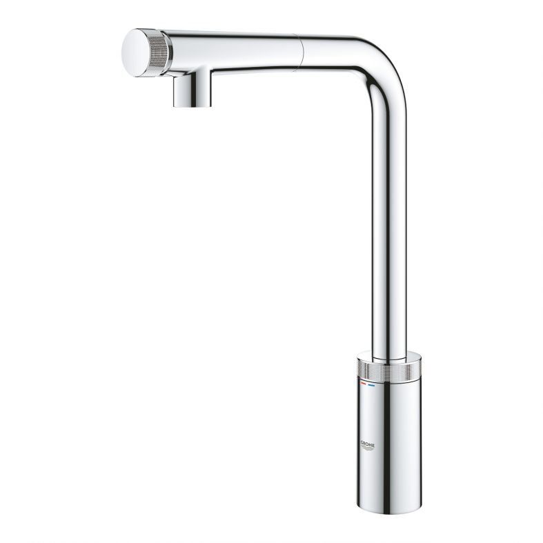 Змішувач для кухні Grohe Vento SmartControl хром 30443000 з висувною лійкою