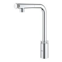 Змішувач для кухні Grohe Vento SmartControl хром 30443000 з висувною лійкою