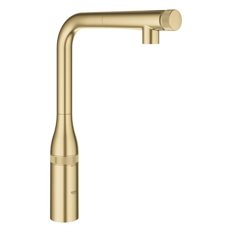 Змішувач для кухні Grohe Accent Smartcontrol холодний світанок матовий 30444GN0 з висувною лійкою
