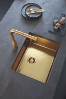 Змішувач для кухні Grohe Accent Smartcontrol холодний світанок матовий 30444GN0 з висувною лійкою