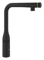 Змішувач для кухні Grohe Accent Smartcontrol фантомний чорний 30444KF0 з висувною лійкою