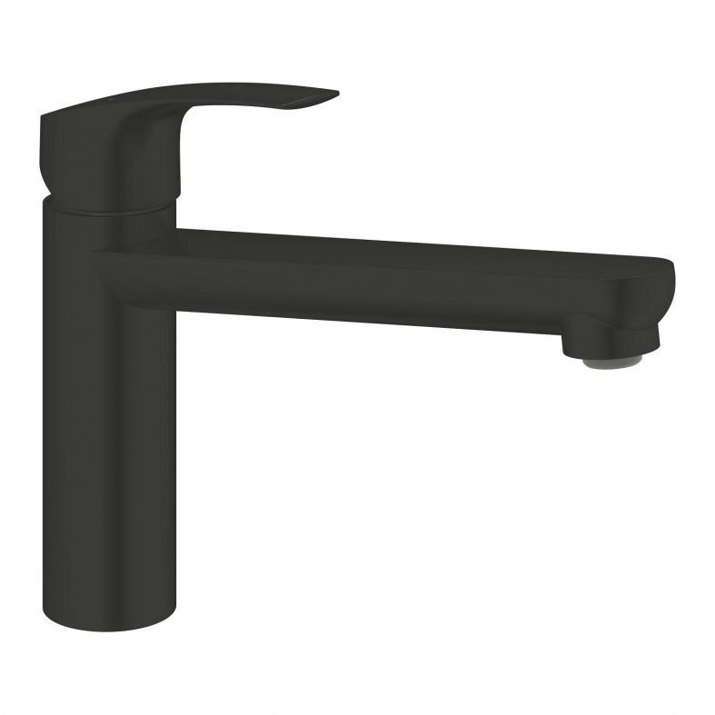 Змішувач для кухні Grohe Eurosmart New чорний матовий 304632430