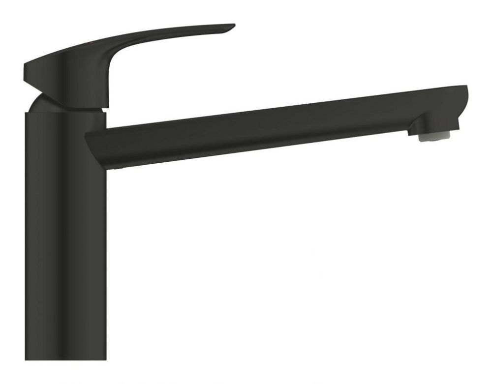 Змішувач для кухні Grohe Eurosmart New чорний матовий 304632430