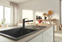 Змішувач для кухні Grohe Eurosmart New чорний матовий 304632430