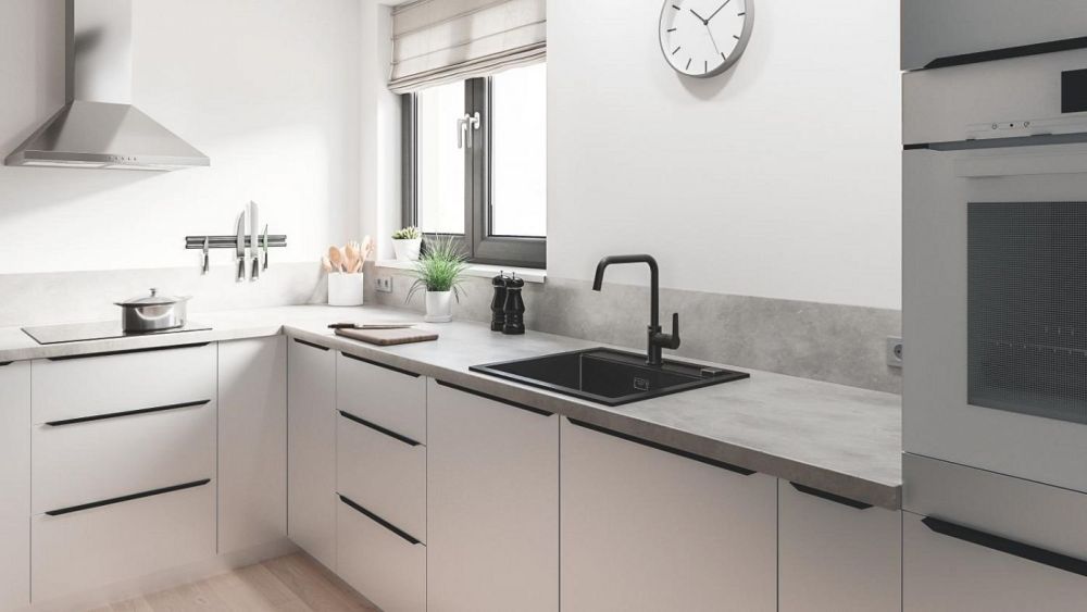 Змішувач для кухні Grohe Start чорний матовий 304702430