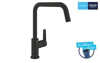 Змішувач для кухні Grohe Start чорний матовий 304702430