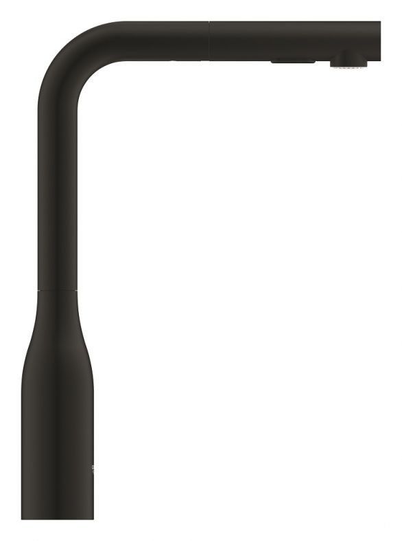 Змішувач для кухні Grohe Essence фантомний чорний 30504KF0 з висувною лійкою