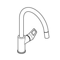 Змішувач для кухні Grohe BauLoop хром 30543000