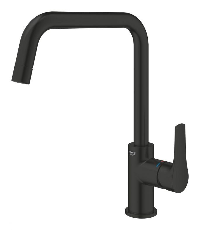 Змішувач для кухні Grohe Eurosmart New чорний матовий 305672430