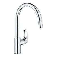 Змішувач для кухні Grohe Start Flow хром 30569000 з висувною лійкою