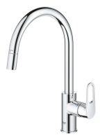 Змішувач для кухні Grohe Start Flow хром 30569000 з висувною лійкою