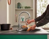 Змішувач для кухні Grohe BauClassic хром 30573000 з висувною лійкою