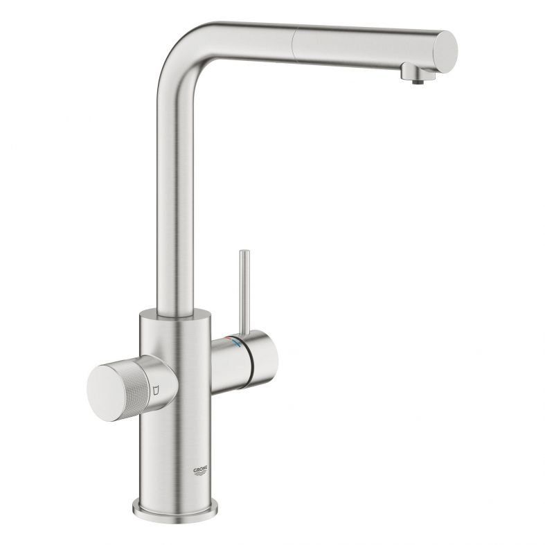 Змішувач для кухні Grohe GROHE Blue суперсталь 30590DC0 під фільтровану воду