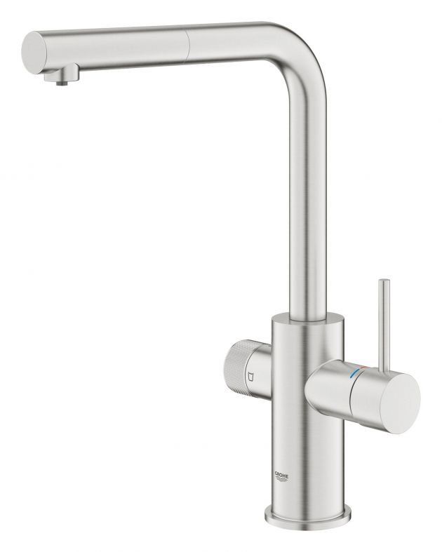 Змішувач для кухні Grohe GROHE Blue суперсталь 30590DC0 під фільтровану воду