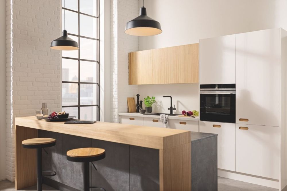 Змішувач для кухні Grohe Minta фантомний чорний 30590KF0 під фільтровану воду