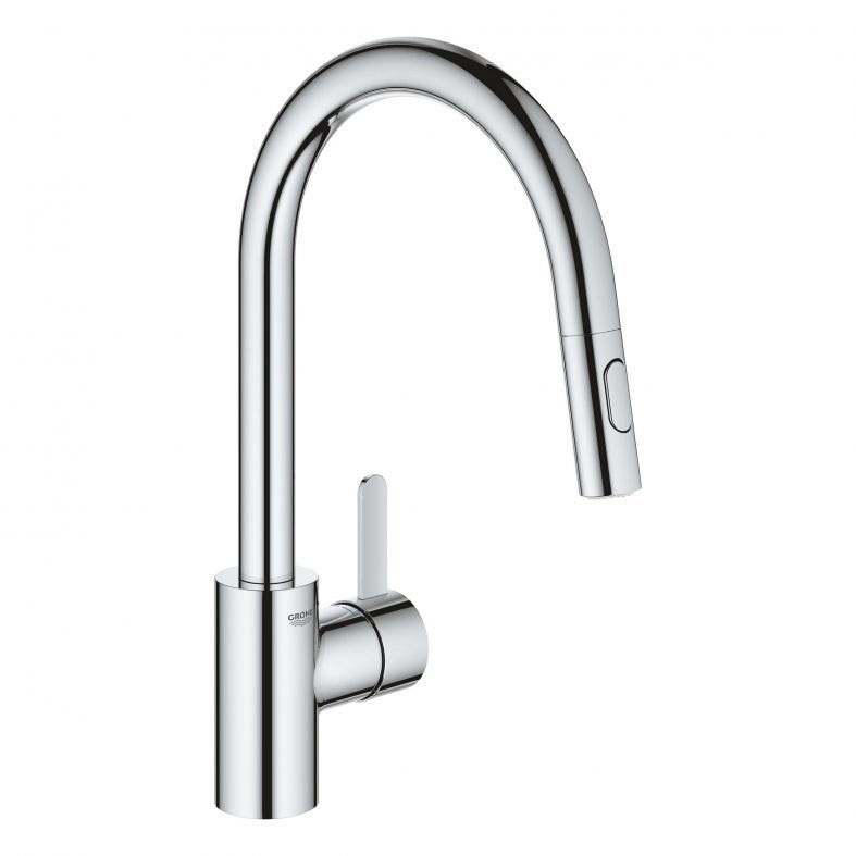 Змішувач для кухні Grohe Via Cosmo хром 30612000 з висувною лійкою