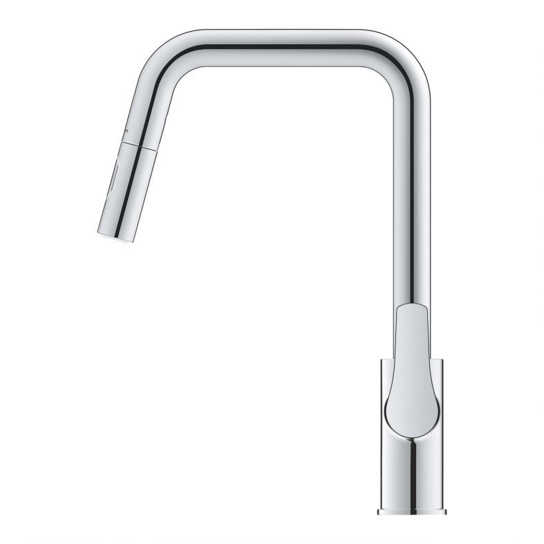 Змішувач для кухні Grohe Eurosmart хром 30619000 з висувною лійкою