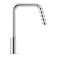 Змішувач для кухні Grohe Eurosmart хром 30619000 з висувною лійкою