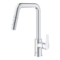 Змішувач для кухні Grohe Eurosmart хром 30619000 з висувною лійкою