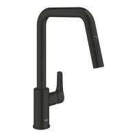 Змішувач для кухні Grohe Eurosmart New чорний матовий 306192430