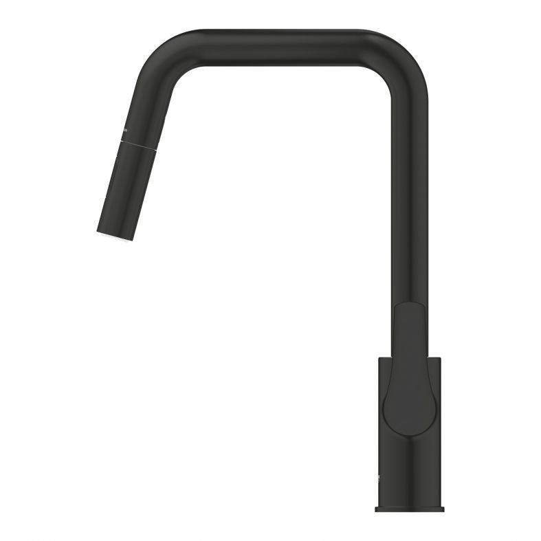 Змішувач для кухні Grohe Eurosmart New чорний матовий 306192430