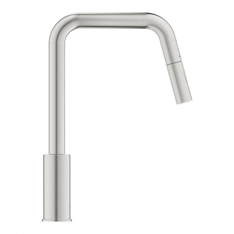 Змішувач для кухні Grohe Eurosmart суперсталь 30619DC0 з висувною лійкою