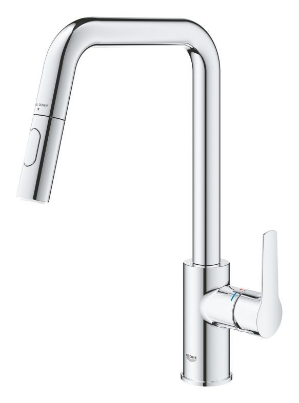 Змішувач для кухні Grohe Start хром 30631000 з висувною лійкою