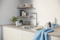 Змішувач для кухні Grohe Start хром 30631000 з висувною лійкою