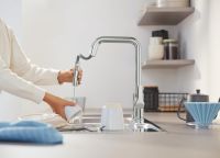 Змішувач для кухні Grohe Start хром 30631000 з висувною лійкою