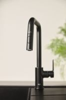 Змішувач для кухні Grohe Start чорний матовий 306312430 з висувною лійкою