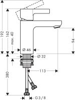 Змішувач для раковини Hansgrohe Metris S хром 31068000