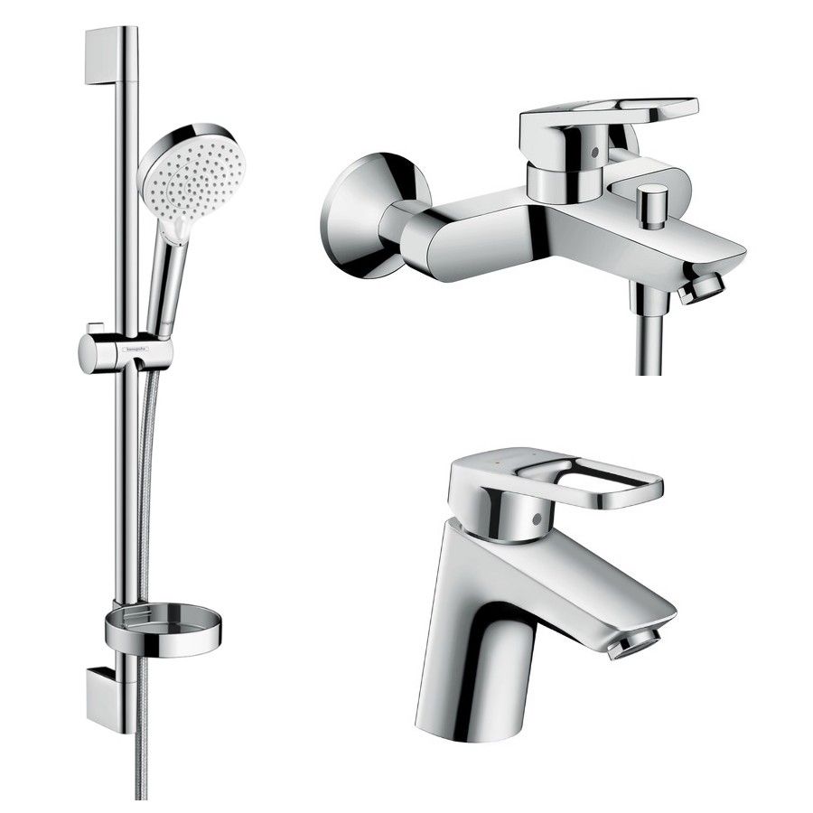 Набор смесителей Hansgrohe Logis Loop 3 в 1 хром 1042019